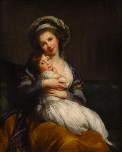 Madame Vigée-Le Brun et sa fille - Elisabeth Louise Vigee Lebrun